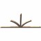 Ekena Millwork Richland Smooth Timber Gable Bracket, Douglas Fir, 108"W x 49"H x 3 1/2"D x 3 1/2"F, 11/12 Pitch GBW108X49X0404RIC00SDF - alternate 5